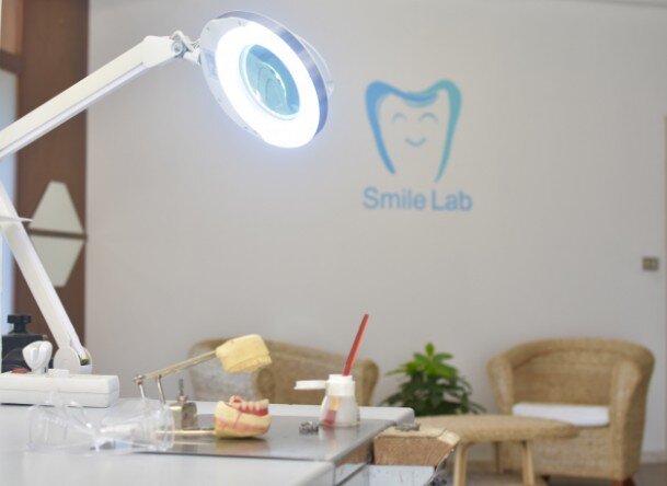 Accettazione e Sala d'attesa Laboratorio Smile Lab